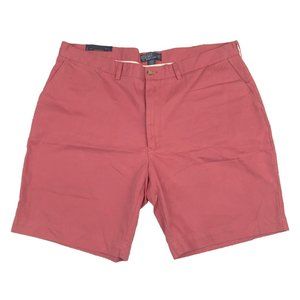 NEW Polo Ralph Lauren Prospect Shorts! 38 or 42 Weathered Pinkish Red Flat Front